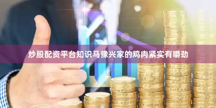 炒股配资平台知识马豫兴家的鸡肉紧实有嚼劲